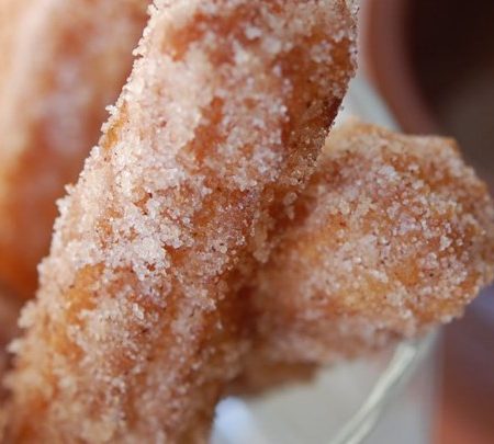 Exemple de churros fris et surcrés !