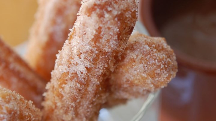 Exemple de churros fris et surcrés !